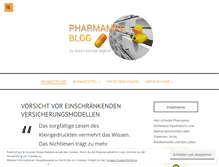 Tablet Screenshot of pharmama.ch